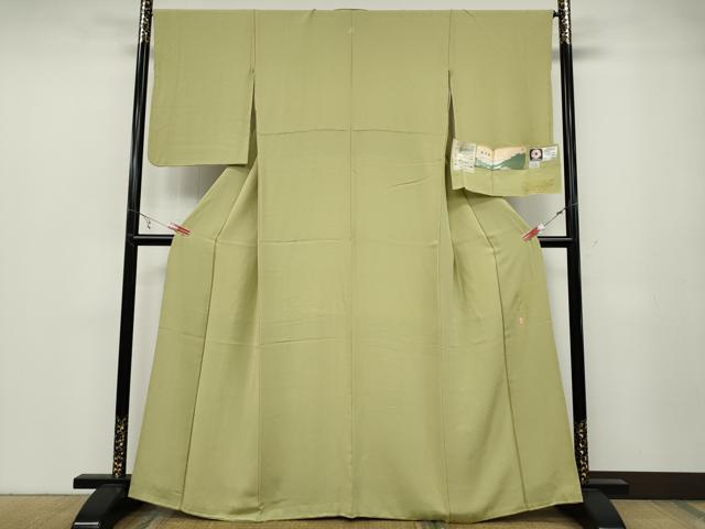 平和屋着物●本草木染作家 瑞寶 色無地 堅牢染草木 蒸栗色 証紙付き 正絹 逸品 CABB6289ut 平和屋着物●本草木染作家 瑞寶 色無地 堅牢染草木 蒸栗色 証紙付き 正絹 逸品 CABB6289ut