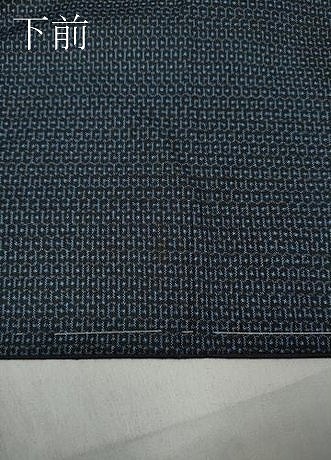 平和屋着物●男性　本場大島紬　アンサンブル　100亀甲　総詰め　正絹　逸品　未使用　CABB6355ut_9