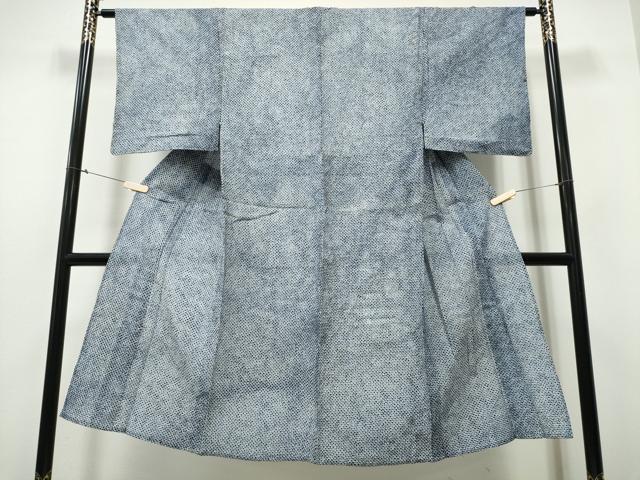 平和屋着物∴夏物　男性　浴衣　有松鳴海絞り　三浦絞り　綿　逸品　CABB6422ng