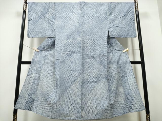 平和屋着物∴夏物　男性　浴衣　有松鳴海絞り　三浦絞り　綿　逸品　CABB6442ng