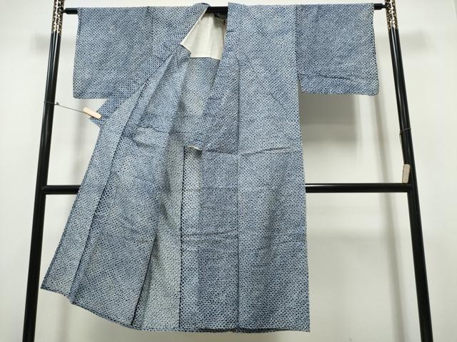 平和屋着物∴夏物　男性　浴衣　有松鳴海絞り　三浦絞り　綿　逸品　CABB6480ng_2