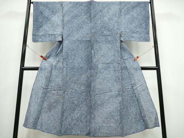 平和屋着物∴夏物　男性　浴衣　有松鳴海絞り　三浦絞り　綿　逸品　CABB6532ng_1