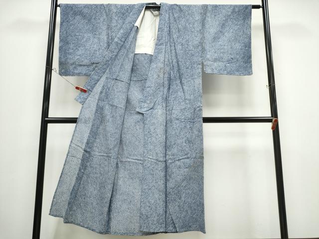 平和屋着物∴夏物　男性　浴衣　有松鳴海絞り　三浦絞り　綿　逸品　CABB6532ng_2