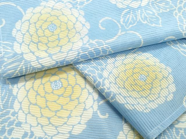 平和屋着物∴夏物　浴衣　綿絽　菊唐草文　綿　逸品　CABB6560ng
