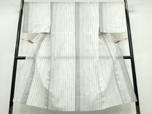 平和屋着物∴夏物　男性　浴衣　コシノジュンコ　JUNKO KOSHINO　綿紅梅　吉祥間道　綿　逸品　CABB6620ng_1