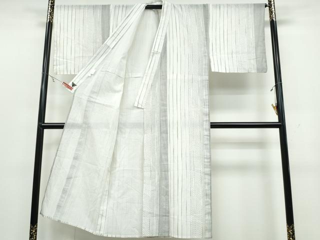 平和屋着物∴夏物　男性　浴衣　コシノジュンコ　JUNKO KOSHINO　綿紅梅　吉祥間道　綿　逸品　CABB6620ng_2