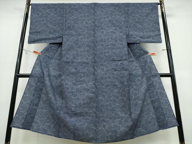 平和屋着物∴夏物　男性　浴衣　型染め　絵巻吉祥文　綿　逸品　CABB6621ng_1