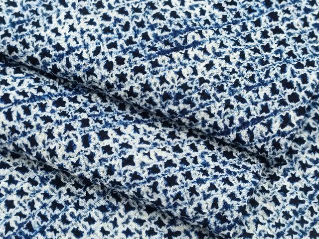 平和屋着物∴夏物　男性　浴衣　有松鳴海絞り　三浦絞り　綿　逸品　CABB6635ng