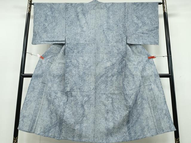 平和屋着物∴夏物　男性　浴衣　有松鳴海絞り　三浦絞り　綿　逸品　CABB6724ng_1