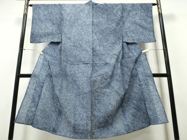 平和屋着物∴夏物　男性　浴衣　有松鳴海絞り　三浦絞り　綿　逸品　CABB6739ng