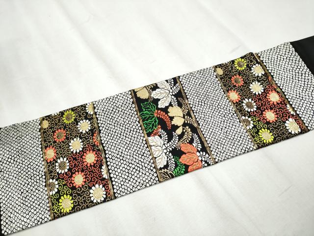 平和屋着物＊夏物　九寸名古屋帯　丸文　金糸　正絹　逸品　DAAX0207cm 平和屋着物＊夏物 九寸名古屋帯 丸文 金糸 正絹 逸品 DAAX0207cmの通販