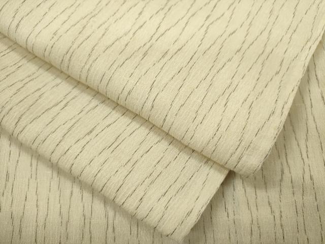 平和屋着物＊夏物　紗紬　立涌文様　正絹　逸品　CABB9788ze