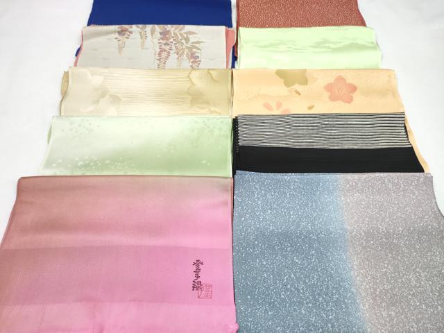 平和屋着物★和装小物　帯揚げ10枚セット　丹後ちりめん　正絹　逸品　CABC1192ju