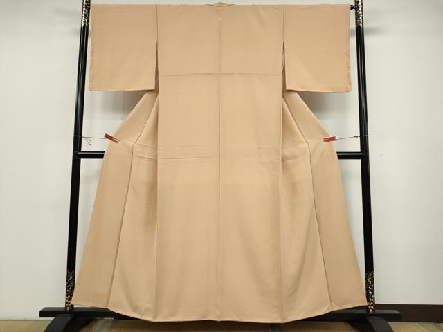 平和屋着物●上質な色無地　雄黄色　正絹　逸品　未使用　CABC2132ut_1