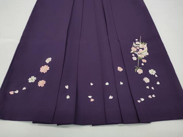 平和屋着物●女性　行灯袴　総刺繍　糸巻き花文　金糸　洗える着物　CABC2269ut 平和屋着物○女性 行灯袴 総刺繍 糸巻き花文 金糸 洗える着物