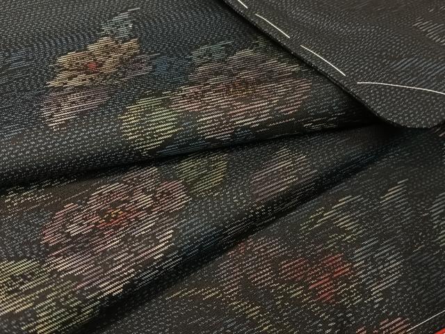 平和屋着物●本場大島紬　草花文　さが美扱い　正絹　逸品　未使用　CABC2646vp 18,221円