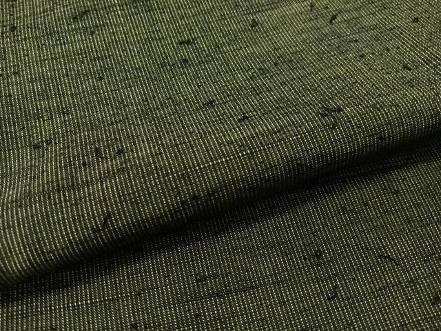 平和屋着物●男性　ひげ紬　アンサンブル　仙斉茶色　正絹　逸品　CABC2712vp_3