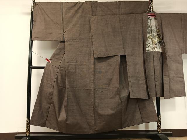 平和屋着物●男性　本場大島紬　アンサンブル　9マルキ　正絹　逸品　CABC2725vp