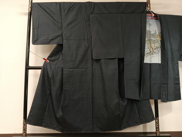 平和屋着物●男性　本場大島紬　アンサンブル　100亀甲　総詰め　正絹　逸品　未使用　CABC2730vp