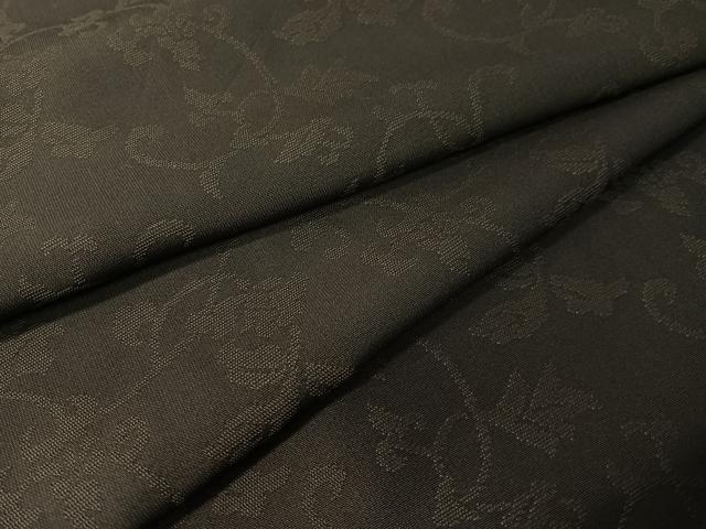 平和屋着物○上質なお召 更紗唐草文 正絹 逸品 CABC2767vp