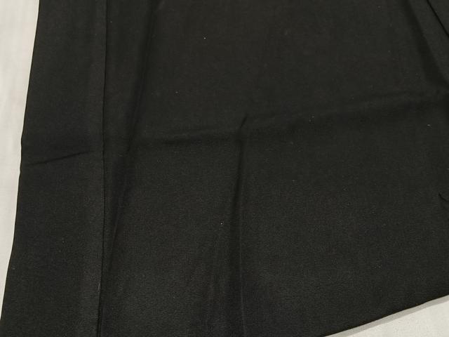 平和屋着物∞男性　長羽織　黒紋付　羽裏：遠山文　正絹　逸品　CABC3166ua 平和屋着物∞男性 長羽織 黒紋付 羽裏：遠山文 正絹 逸品 CABC3166ua