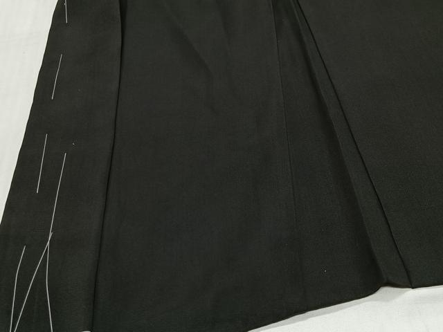 平和屋着物∞男性　長羽織　黒紋付　正絹　逸品　未使用　CABC3175ua_3