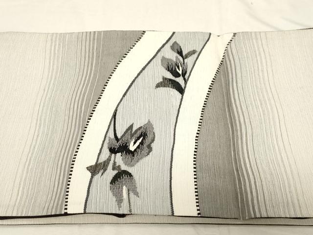 平和屋着物●両面　太鼓柄袋帯　横段花文　金糸　正絹　逸品　CABC4788dy 平和屋着物○両面 太鼓柄袋帯 横段花文 金糸 正絹 逸品 CABC4788dy