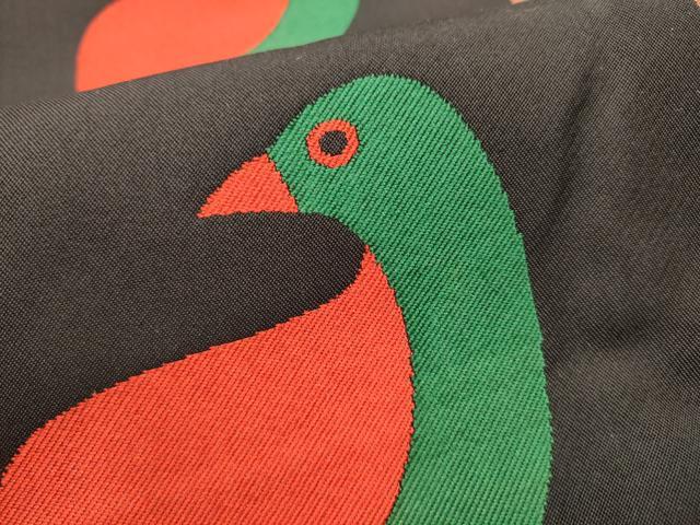 平和屋着物○六通柄 本袋帯 唐織 鳥 正絹 逸品 CABC5452hyの通販はau
