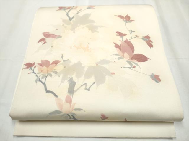 平和屋着物＊夏物　太鼓柄袋帯　螺鈿箔　籬文　銀糸　正絹　逸品　DAAX5689cm 平和屋着物＊夏物 太鼓柄袋帯 螺鈿箔 籬文 銀糸 正絹 逸品 DAAX5689cm