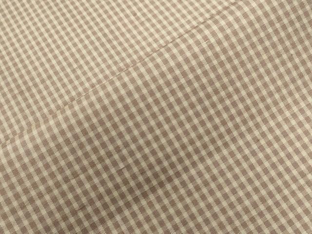平和屋着物●上質な紬　格子柄　正絹　逸品　CABC6490yc_5