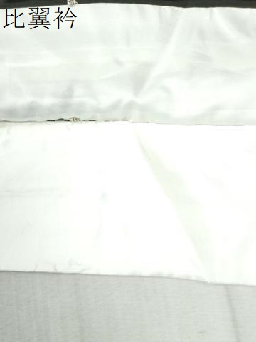 平和屋着物●創業460年・千總　黒留袖　駒刺繍　鬘帯色紙重ね鳳凰檜扇吉祥花文　金彩　正絹　逸品　CABC6515yc_9