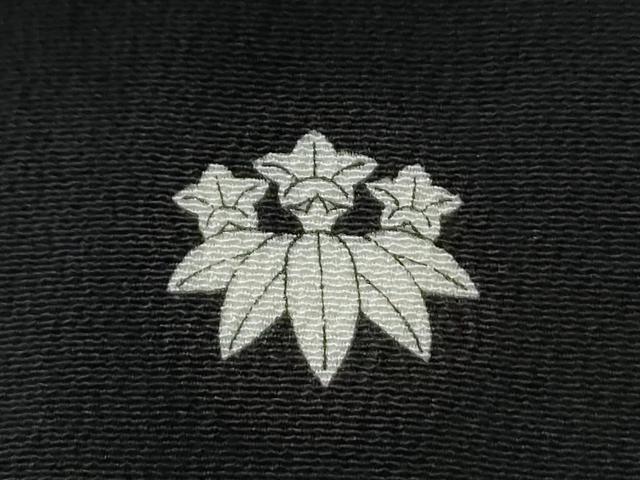 平和屋着物○豪華黒留袖 刺繍 霞浜松帆船花文 金糸 正絹 逸品 未使用