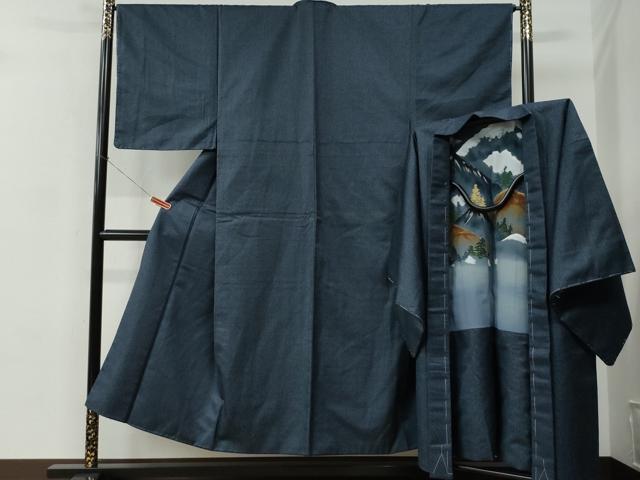 平和屋着物●男性　本場大島紬　アンサンブル　100亀甲　総詰め　正絹　逸品　未使用　CABC6552yc