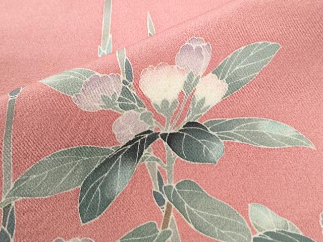 平和屋着物●訪問着　友禅　枝花文　暈し染め　正絹　逸品　CABC6605yc_6