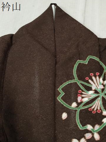 平和屋着物●豪華振袖　舞桜文　暈し染め　銀通し地　正絹　逸品　CABC6638yc_8