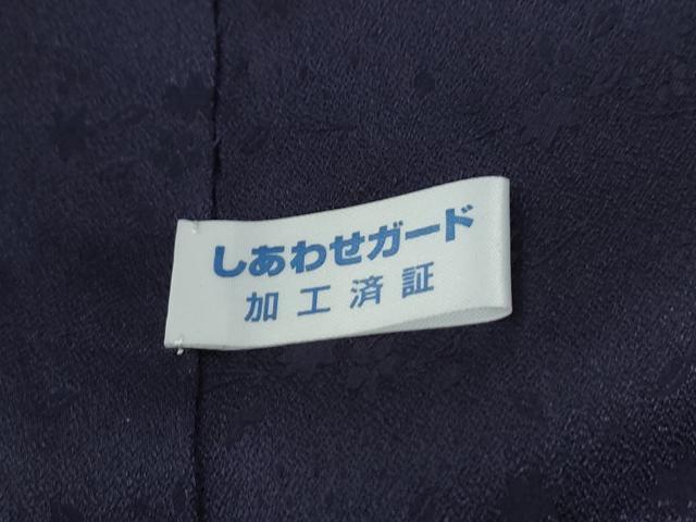 平和屋着物●訪問着　辻が花　暈し染め　銀通し地　ロング丈　正絹　逸品　未使用　CABC6723yc_8