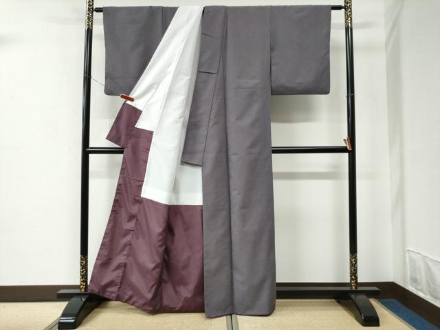 平和屋着物●江戸小紋　鮫小紋柄　洗える着物　CABC6902yc_2