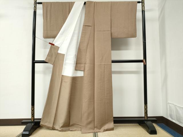 平和屋着物●伝統工芸師　服部光擴　江戸小紋　鮫小紋柄　正絹　逸品　CABC6915yc_2