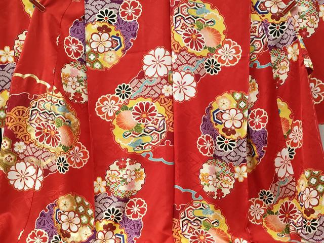 平和屋着物●豪華振袖　駒刺繍　雪輪吉祥花文　金彩　仮絵羽　逸品　未使用　CABC6920yc_2