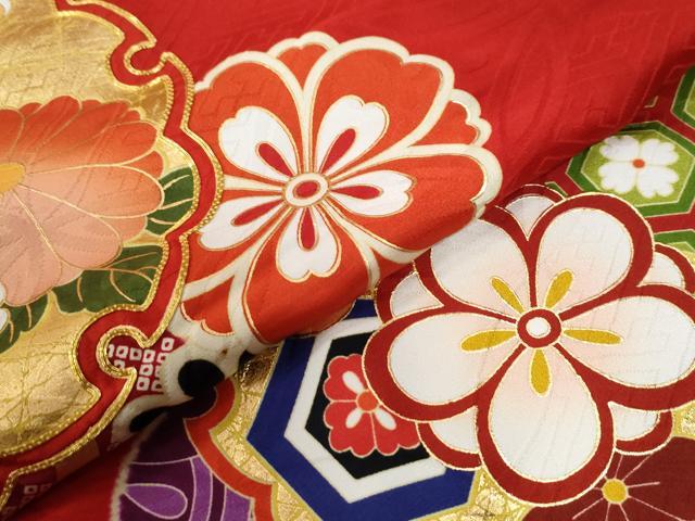 平和屋着物●豪華振袖　駒刺繍　雪輪吉祥花文　金彩　仮絵羽　逸品　未使用　CABC6920yc_7