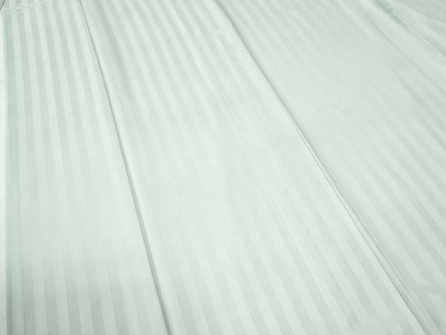 平和屋着物●上質な色無地　縞地紋　藍白色　正絹　逸品　CABC7002yc 平和屋着物▽上質な色無地 単衣 草花地紋 薄縹色 正絹 逸品 AABF8297jh