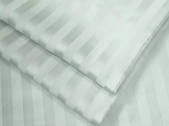 平和屋着物●上質な色無地　縞地紋　藍白色　正絹　逸品　CABC7002yc 平和屋着物○上質な色無地 縞地紋 藍白色 正絹 逸品 CABC7002yc 【公式