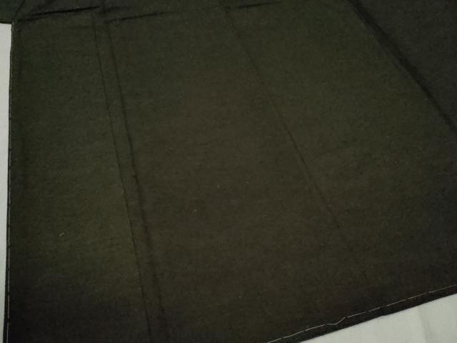 平和屋着物●男性　紬　髭紬羽織セット　色無地　赤墨色　正絹　逸品　未使用　CABC7097yc_2