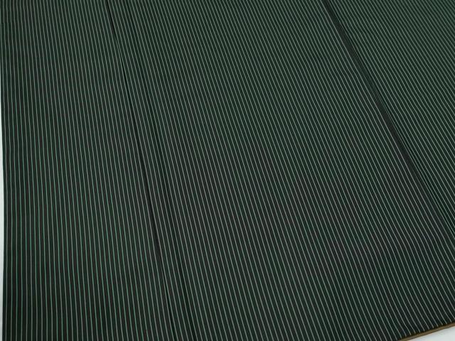 平和屋着物●男性　紬　縞　黒地　ますいわ屋扱い　正絹　逸品　CABC7179yc_3