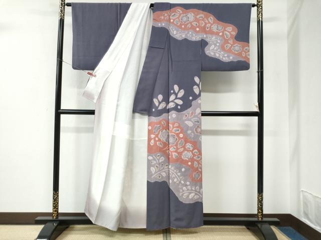 平和屋着物●訪問着　辻が花　絞り　正絹　逸品　CABC7194yc_1