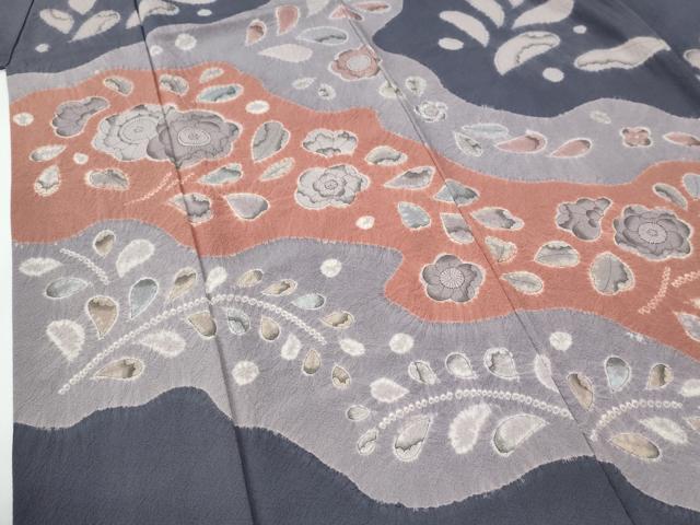 平和屋着物●訪問着　辻が花　絞り　正絹　逸品　CABC7194yc_3