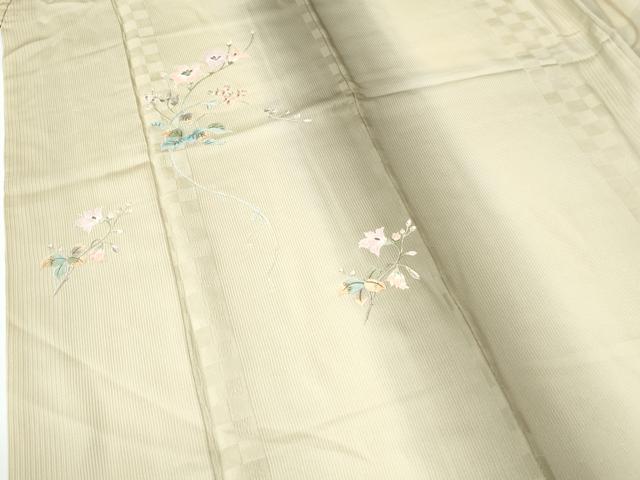 平和屋着物●訪問着　総刺繍　枝花文　暈し染め　正絹　逸品　CABC7198yc_3