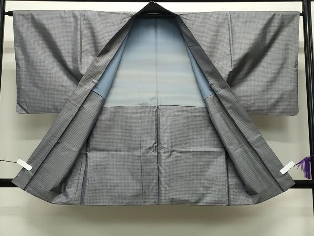 平和屋着物●男性　本場大島紬　アンサンブル　120亀甲　総詰め　正絹　逸品　CABC8035gh_6