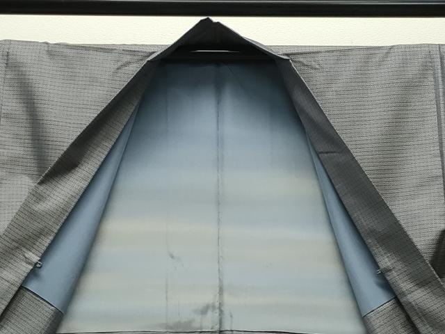 平和屋着物●男性　本場大島紬　アンサンブル　120亀甲　総詰め　正絹　逸品　CABC8035gh_7