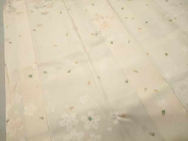 平和屋着物●長襦袢　袷　作家物　絞り　花ふぶき　暈し染め　正絹　逸品　CABC8074gh 平和屋着物○長襦袢 袷 作家物 絞り 花ふぶき 暈し染め 正絹 逸品